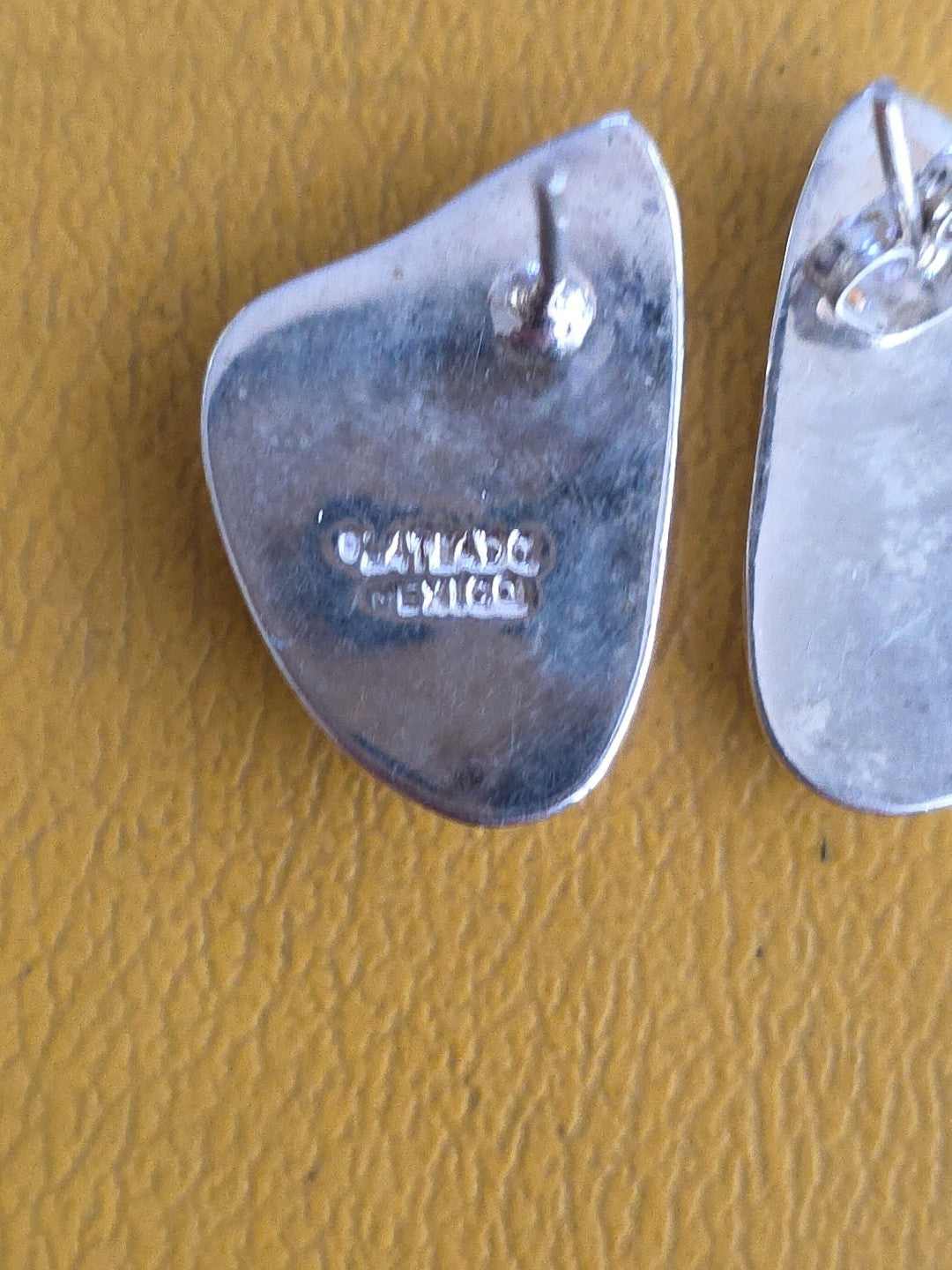 Mexican Sterling Silver Stud Earrings 925