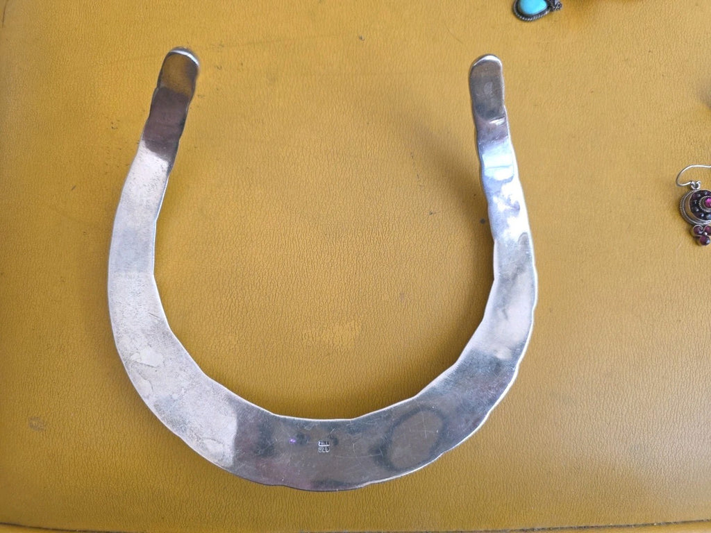 Vintage 925 Sterling Silver Zina of Beverly Hills Choker Collar Necklace