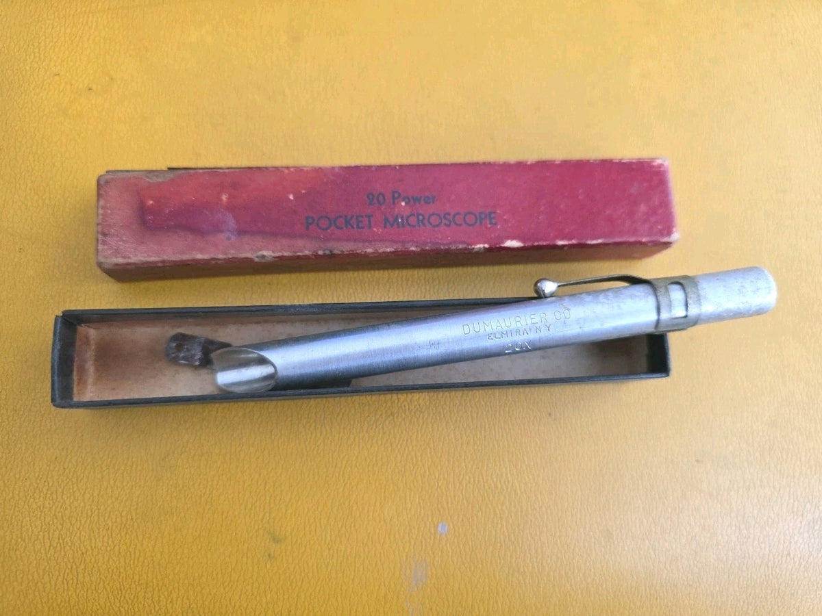 Vintage 20X Pocket Microscope by DuMaurier Company, Micro Mike  NO US TARIFFS