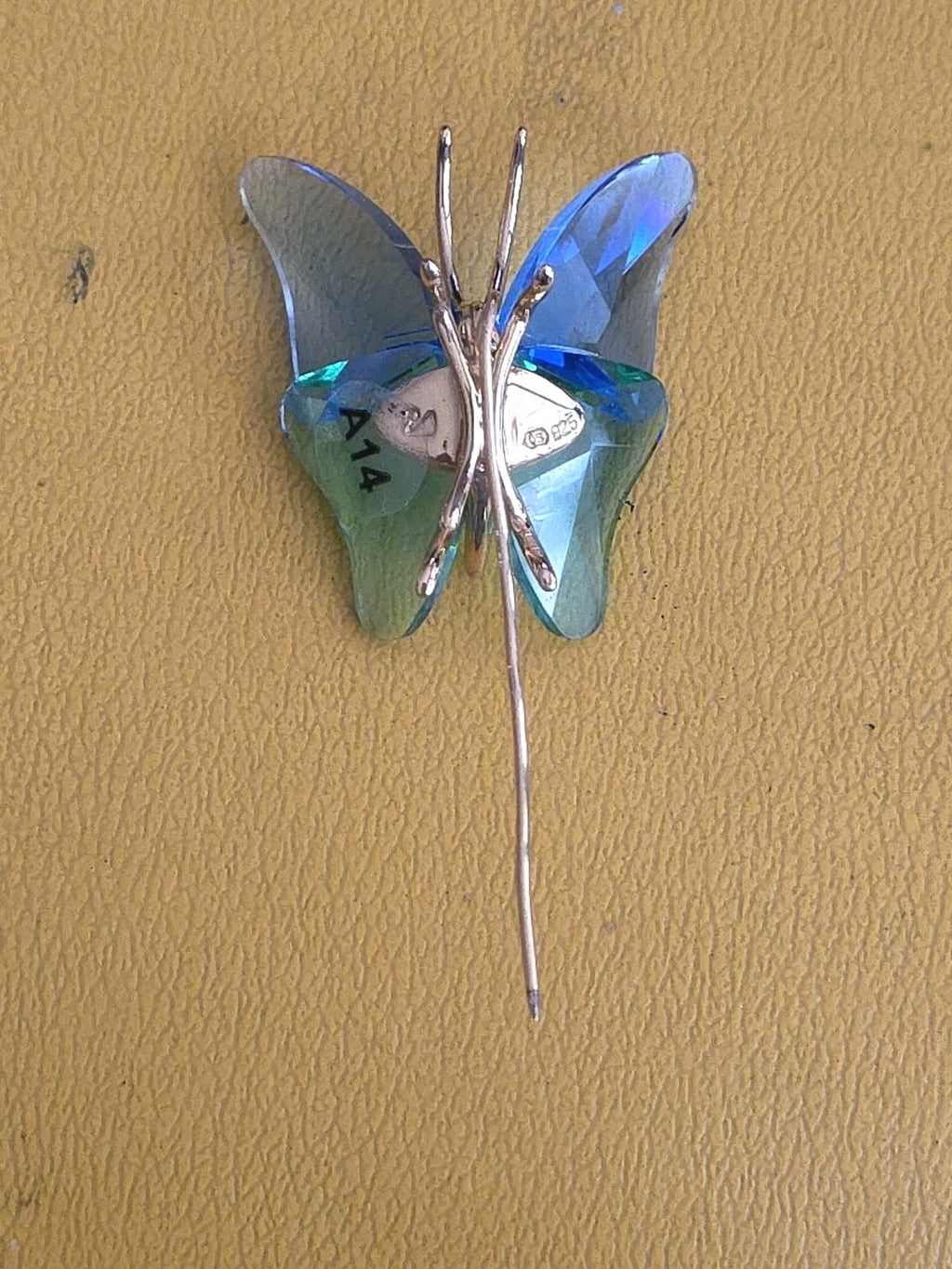 Swarovski Figurine Crystal Paradise Butterfly AMBUR TURQUOISE