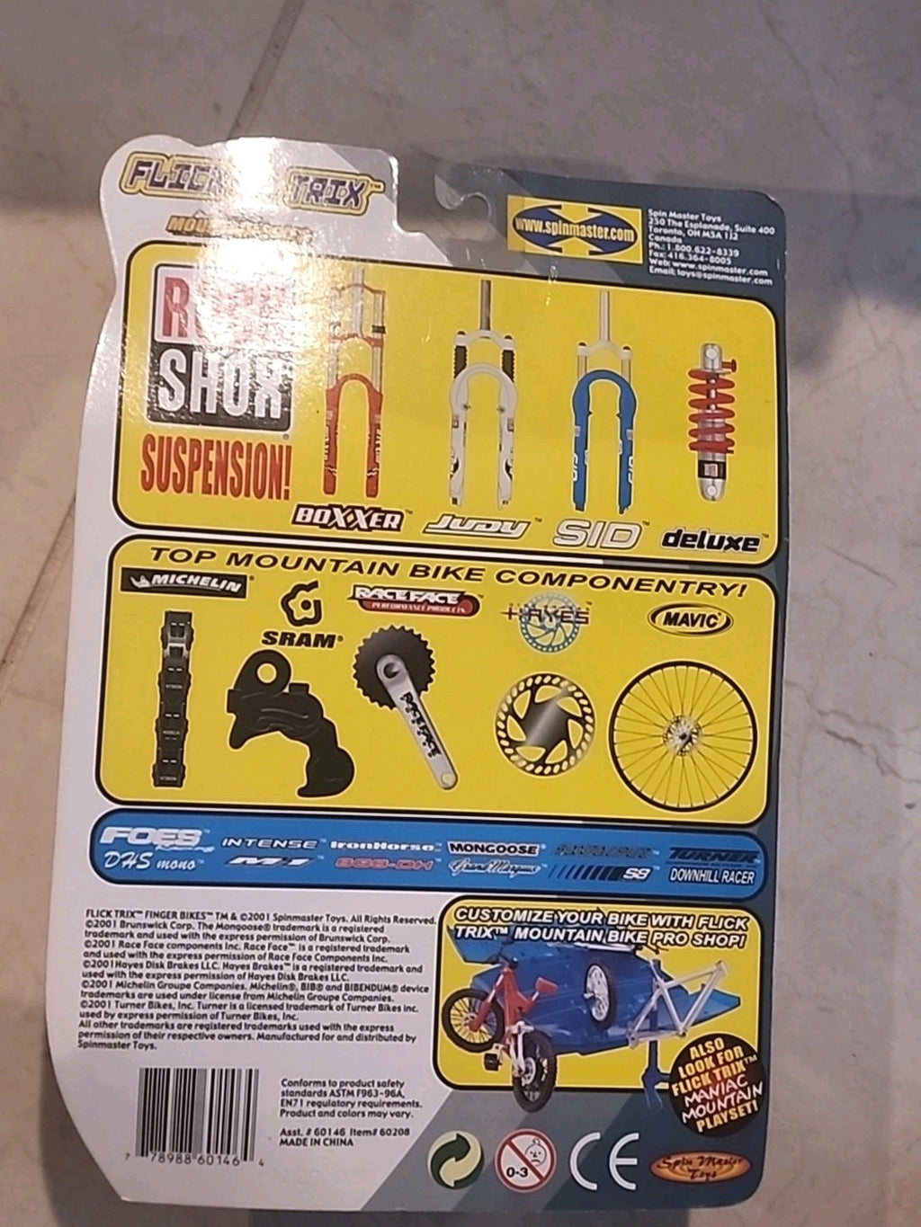 FLIK TRIX mountain finger bikes ,downhill racer new ,toy