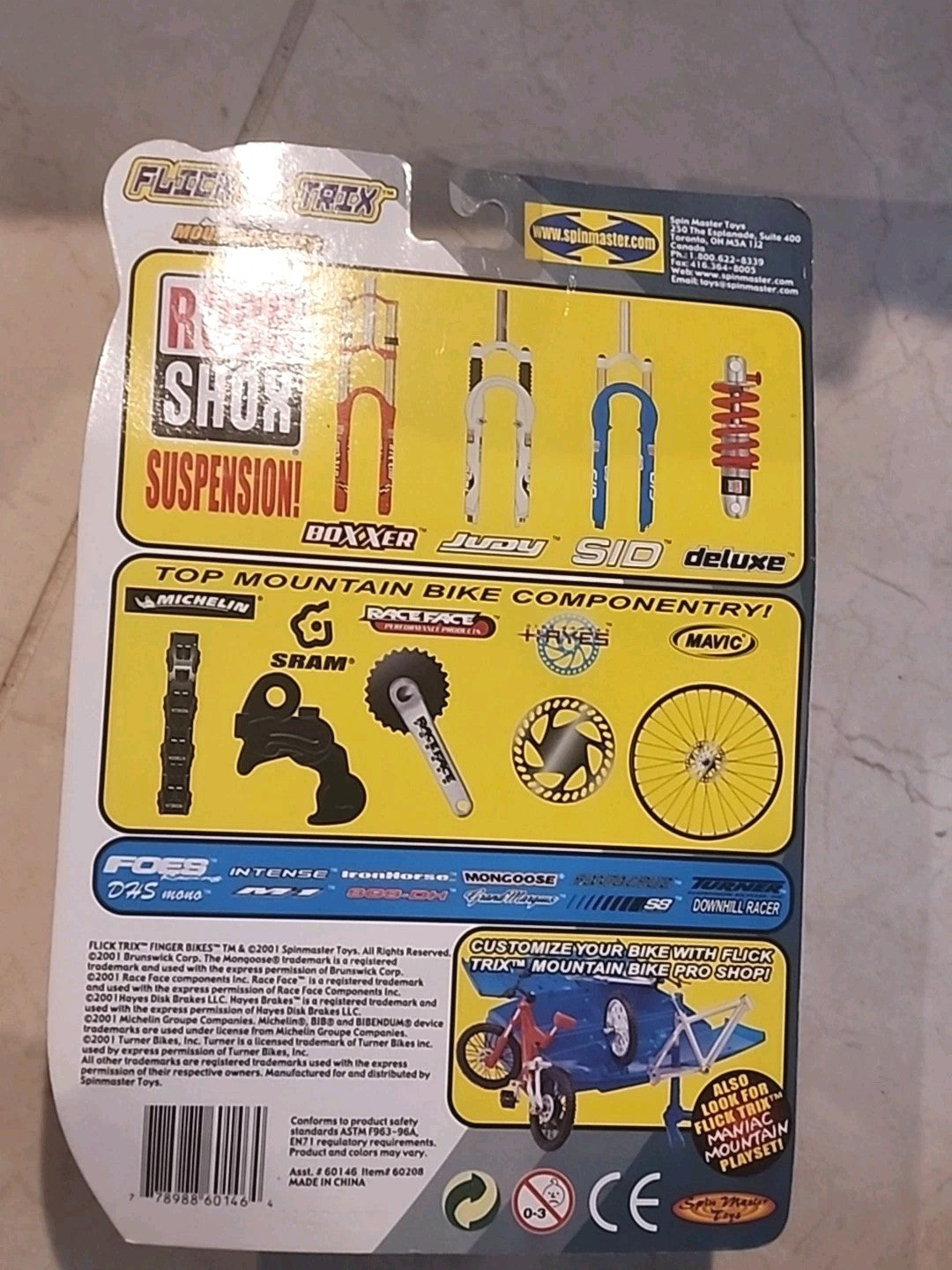 FLIK TRIX mountain finger bikes ,downhill racer new ,toy