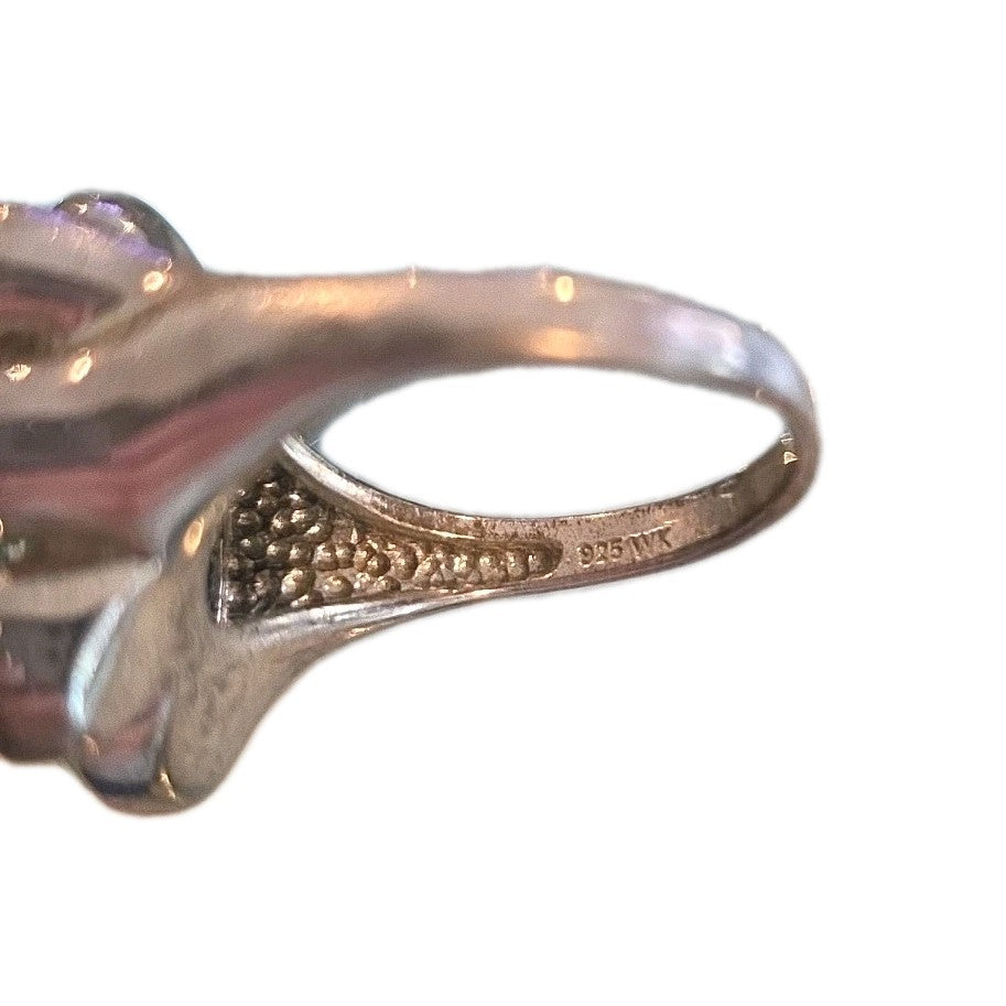 WHITNEY KELLY WK STERLING SILVER  MULTI -GEMSTONE RING SIZE 11