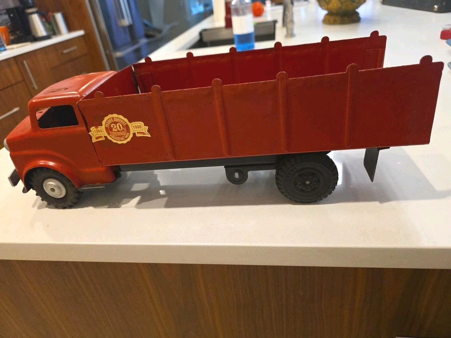 Vintage Marx Lazy Day Farms Pressed Steel Truck 18.5"