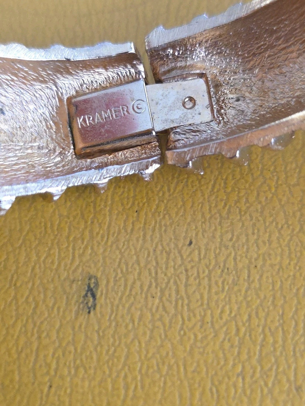 Vintage Mid-Century KRAMER Silver & Gold Bracelet