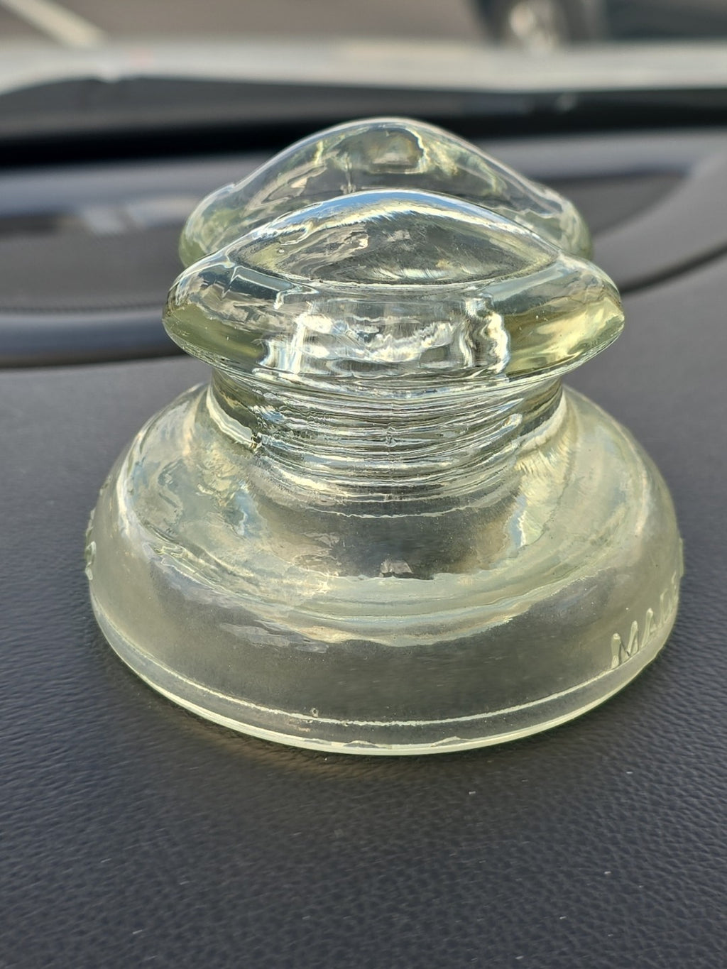 Vintage Hemingray D512 Glass Insulator Made In USA.