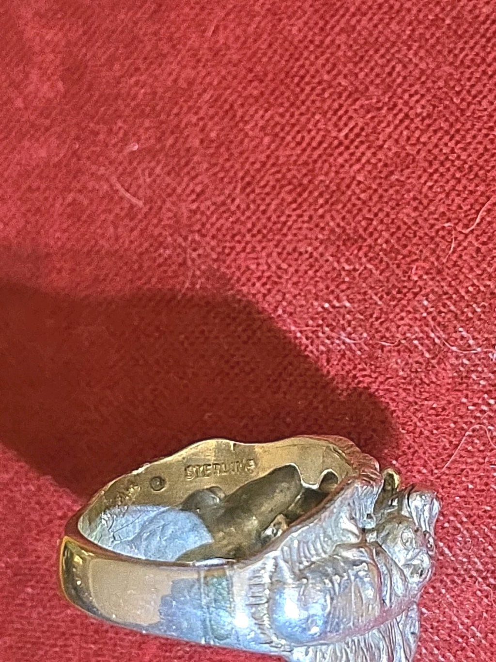 KABANA ANIMAL RING STERLING SILVER SIZE 6.25