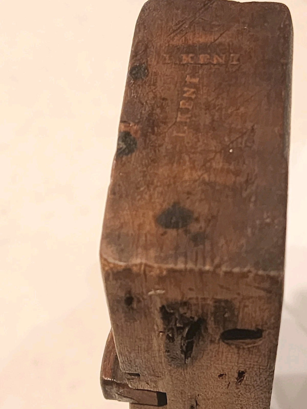 Early Antique Kent Molding Wood Plane Carpenters Tool Refinished NICE