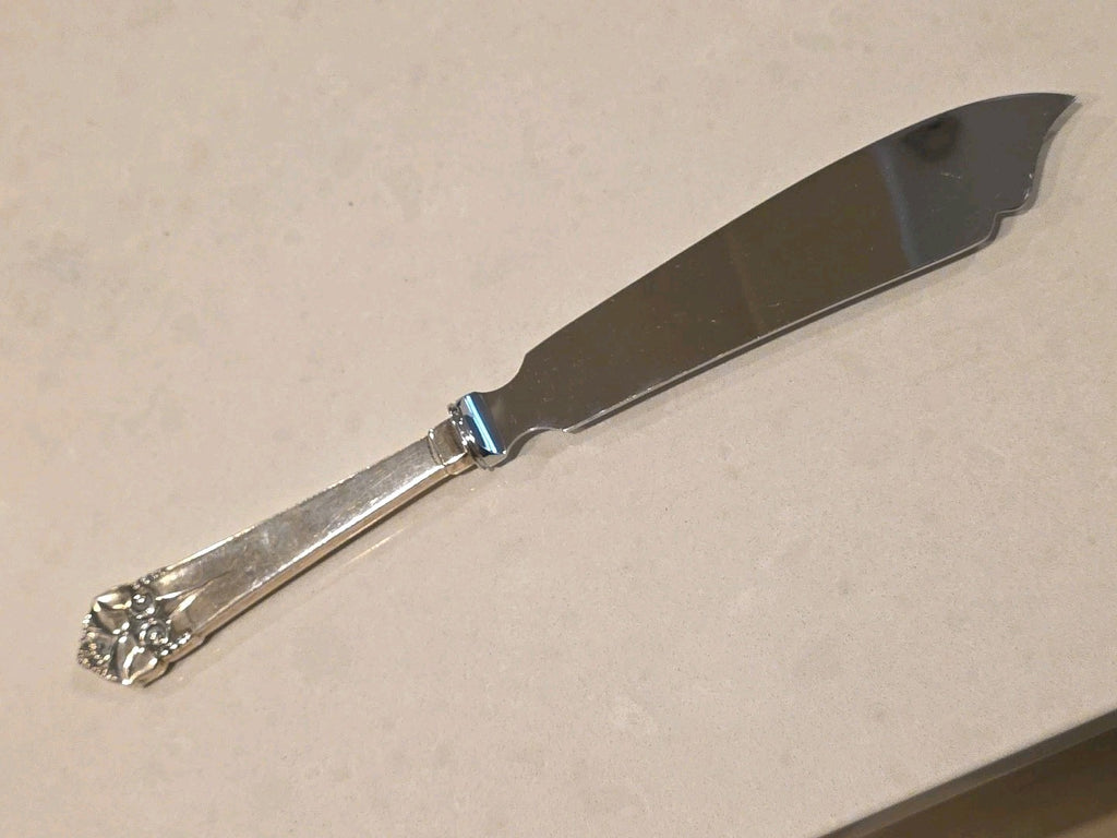 ORLA VAGN MOGENSEN DENMARK GRETA STERLING SILVER 10 1/2" FISH SERVING KNIFE