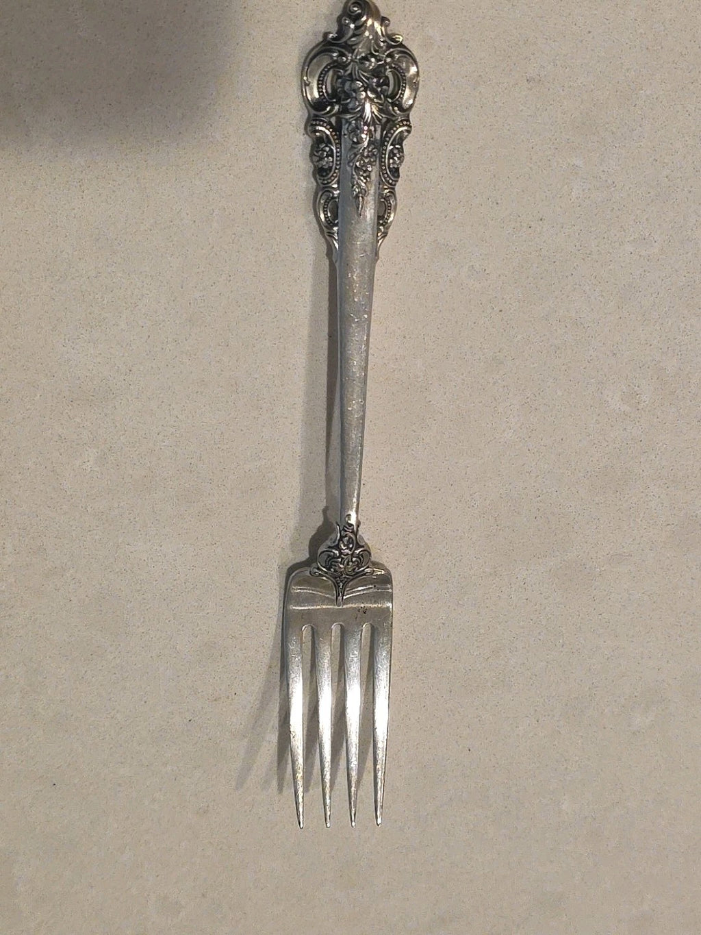 Grande Baroque 5 7/8" Youth Fork Wallace Sterling Silver 1941