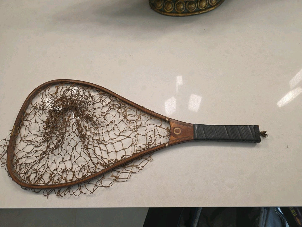 Vtg Cortland Line Co 5003-0 Wood Fishing Net