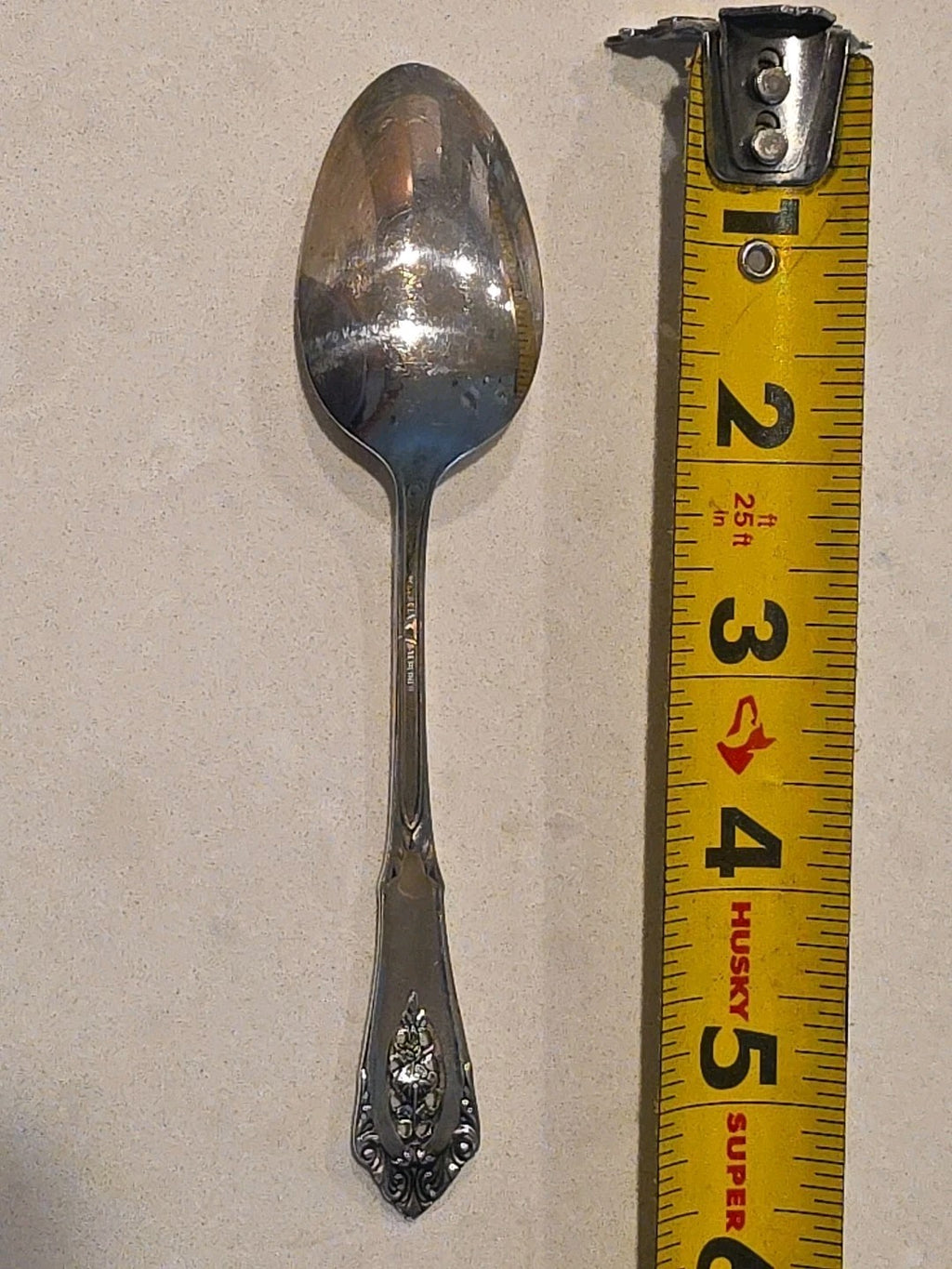 Wallace Rose Point Sterling Silver 5 5/8" SPOON