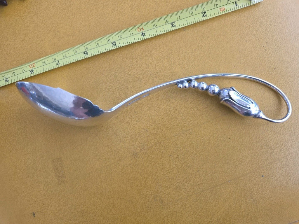 Blossom by Orla Vagn Mogensen Sterling Silver Sauce Ladle 8 1/4"
