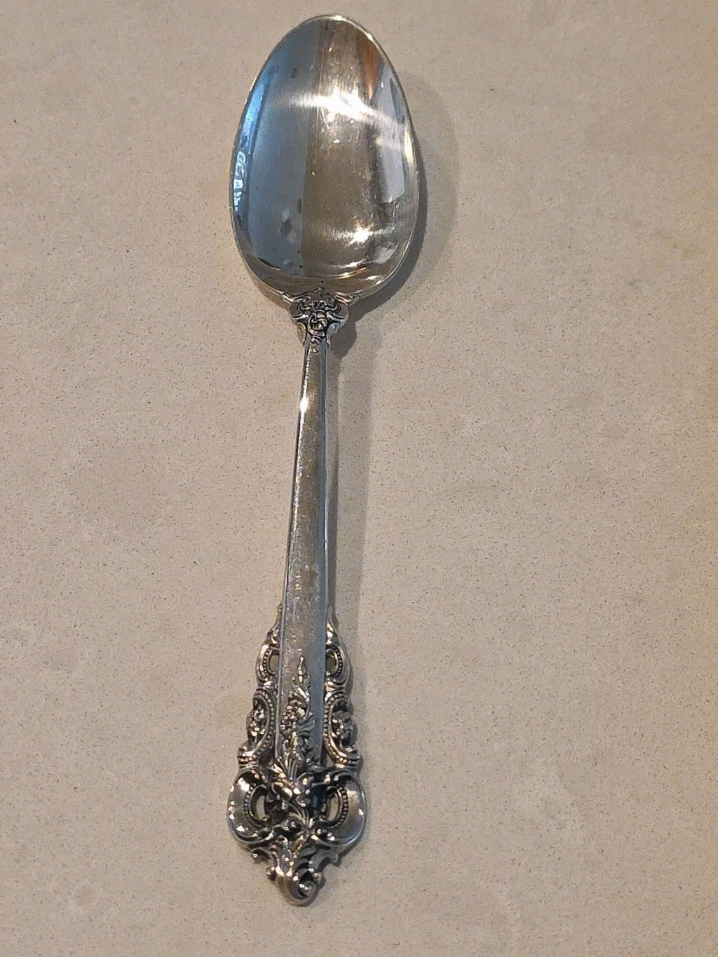 Wallace Sterling GRANDE BAROQUE (1941) 5 o'clock Teaspoons-5 3/4 Inch