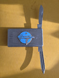 Grumman 2 Blade Folding Pocket Knife, File & Money Clip