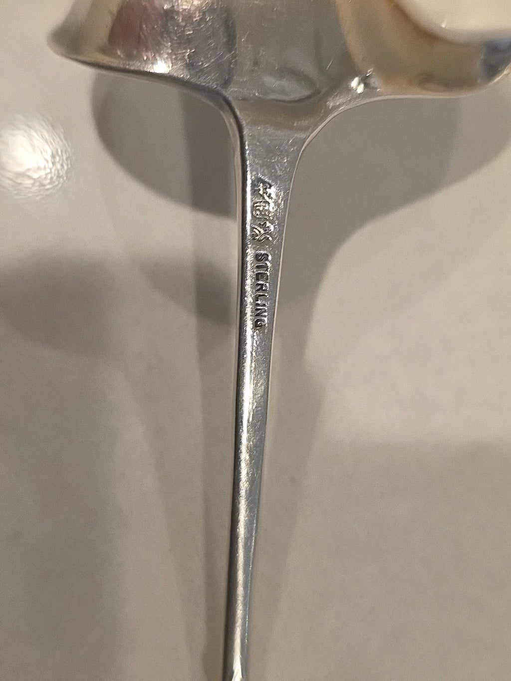Harlequin by Reed and Barton Sterling Silver Sauce Ladle with Spout 5 1/4"