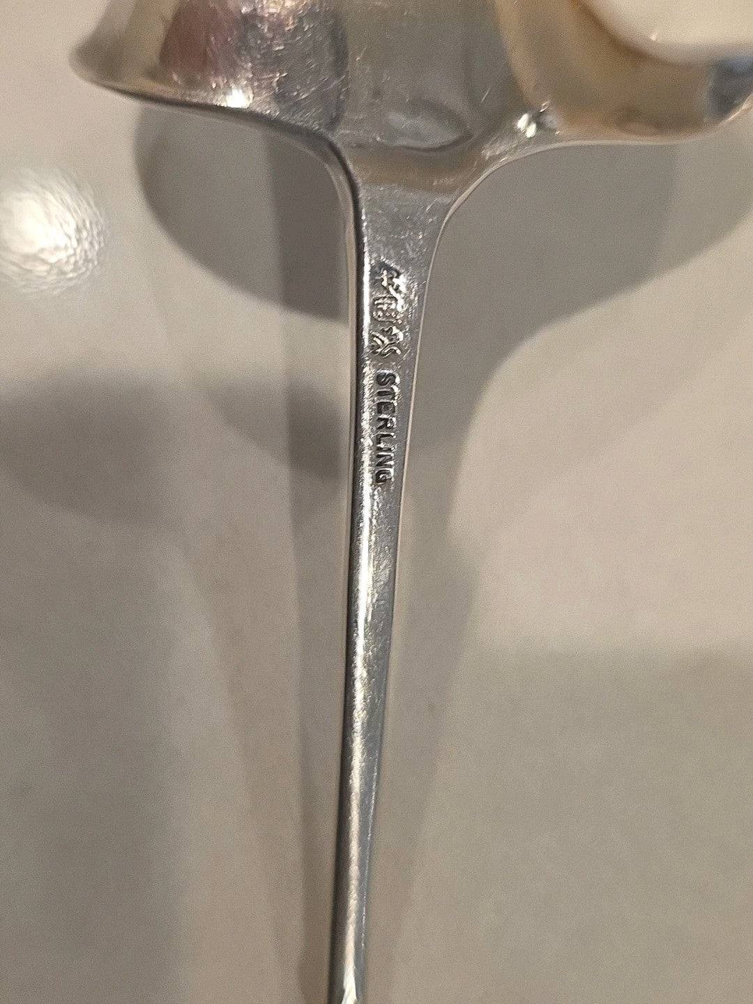 Harlequin by Reed and Barton Sterling Silver Sauce Ladle with Spout 5 1/4"