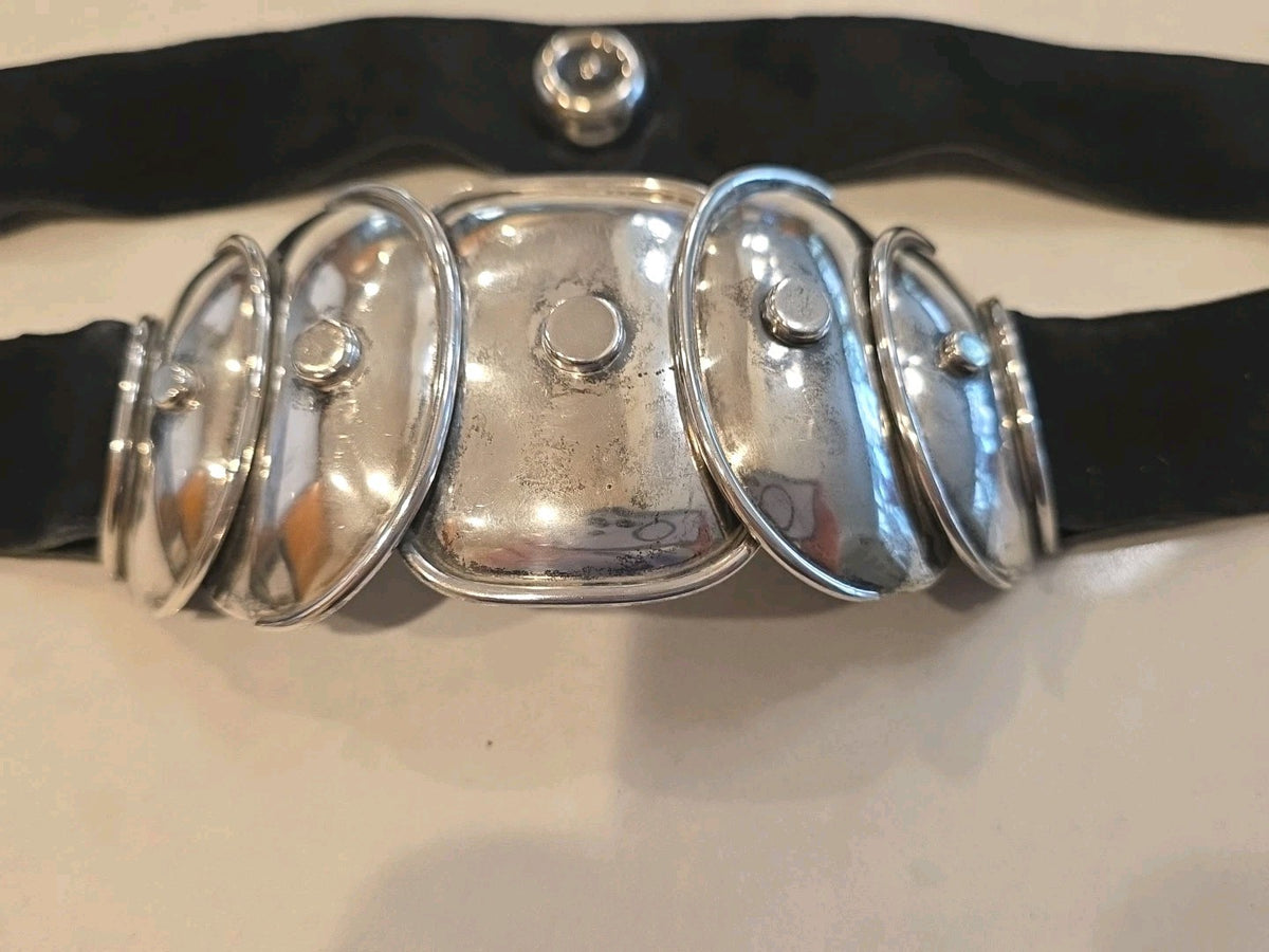 Iconic Hector Aguilar Armadillo Sterling Silver Belt Buckle Mexico