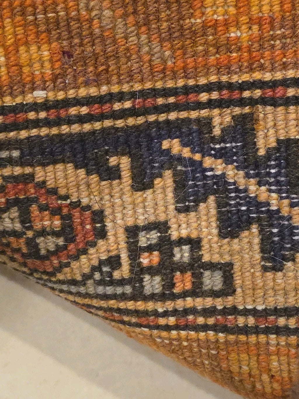 Antique N.W. Azerbaijan Runner Caucas - 4' 3" x 10'3" Bird Motif