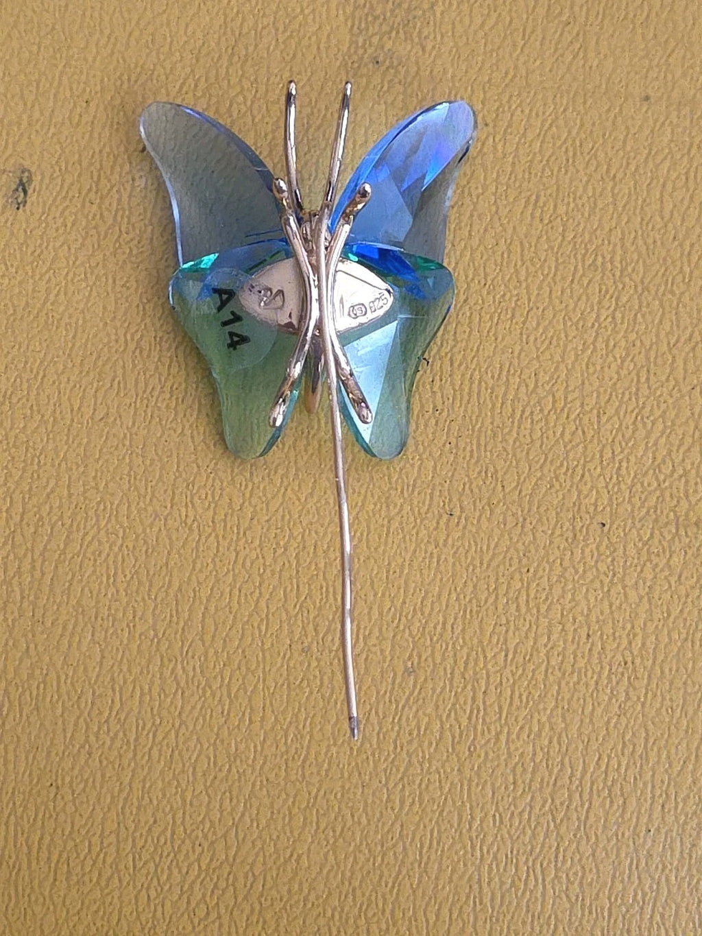 Swarovski Figurine Crystal Paradise Butterfly AMBUR TURQUOISE