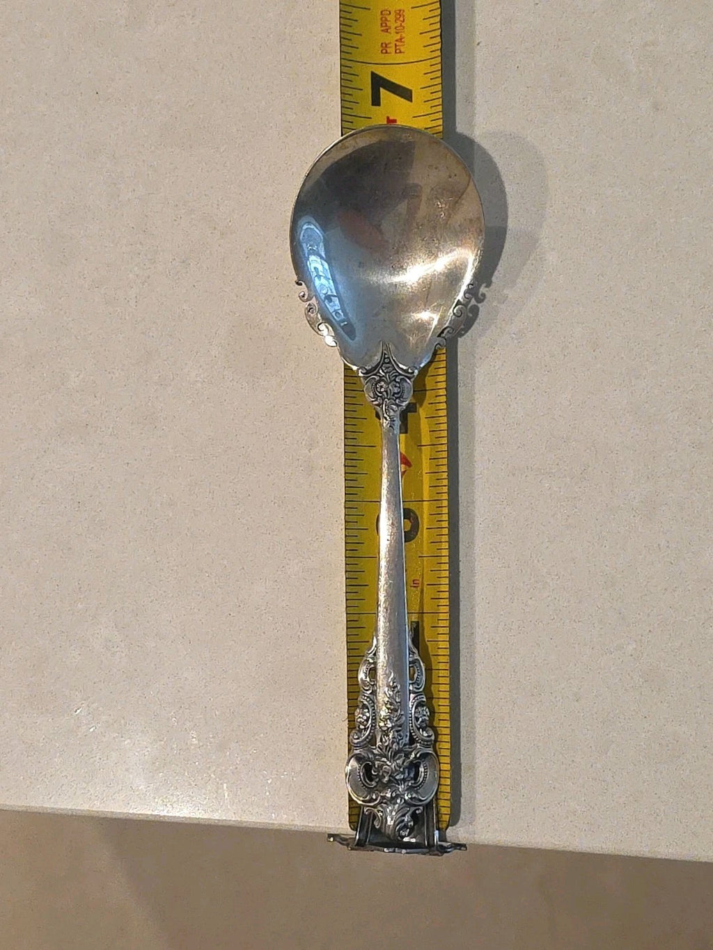 Wallace Grand Baroque Flatware Sugar Spoon 6 1/4" No Mono