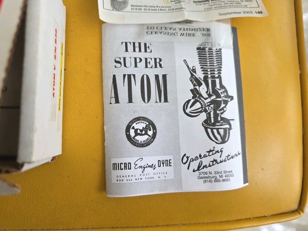 The  Mighty Atom For Model Airplanes Atom V  S/N B39