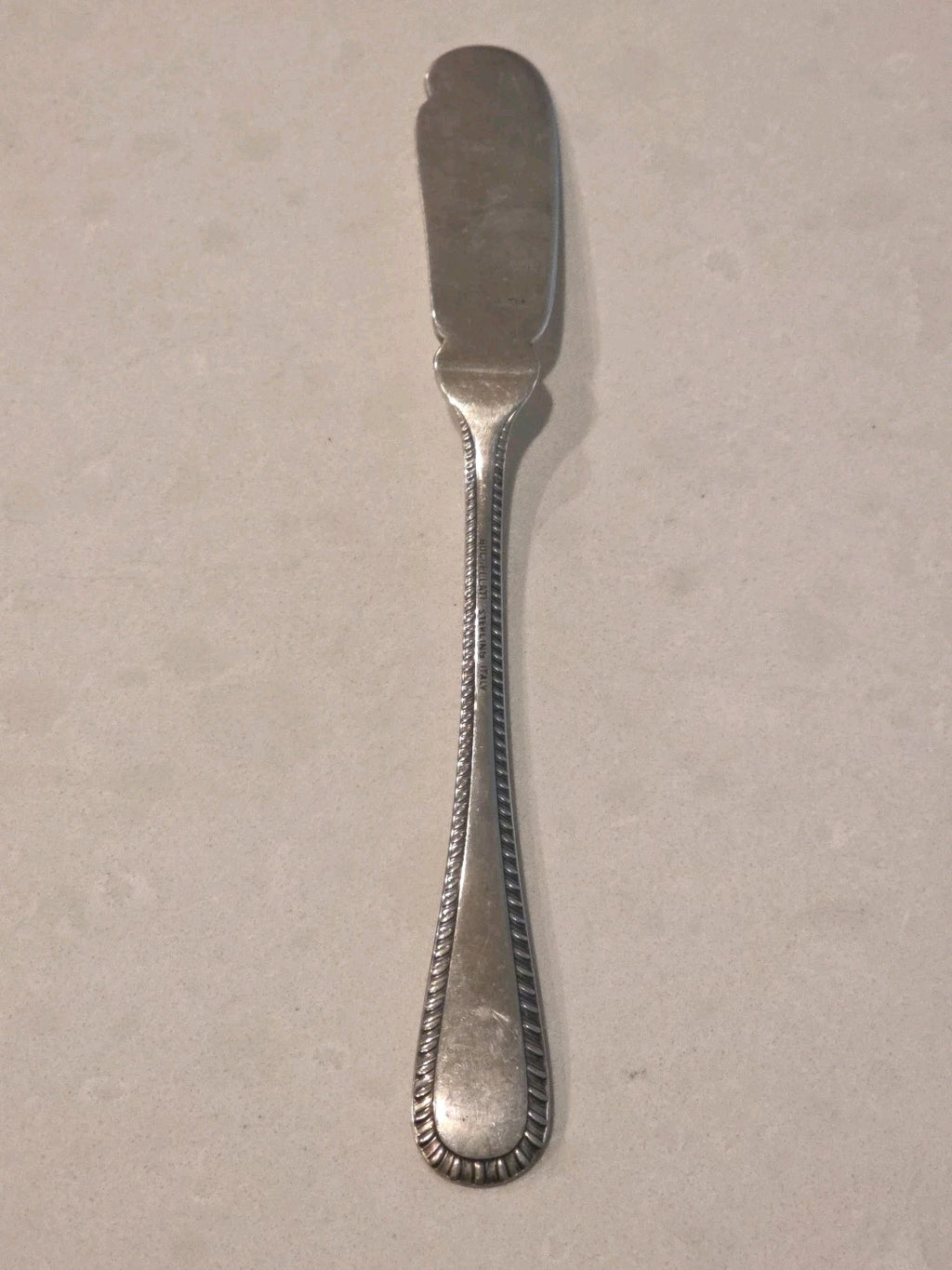 Italian Feather by Buccellati Sterling Silver Butter/Fish Knife Solid Sterling