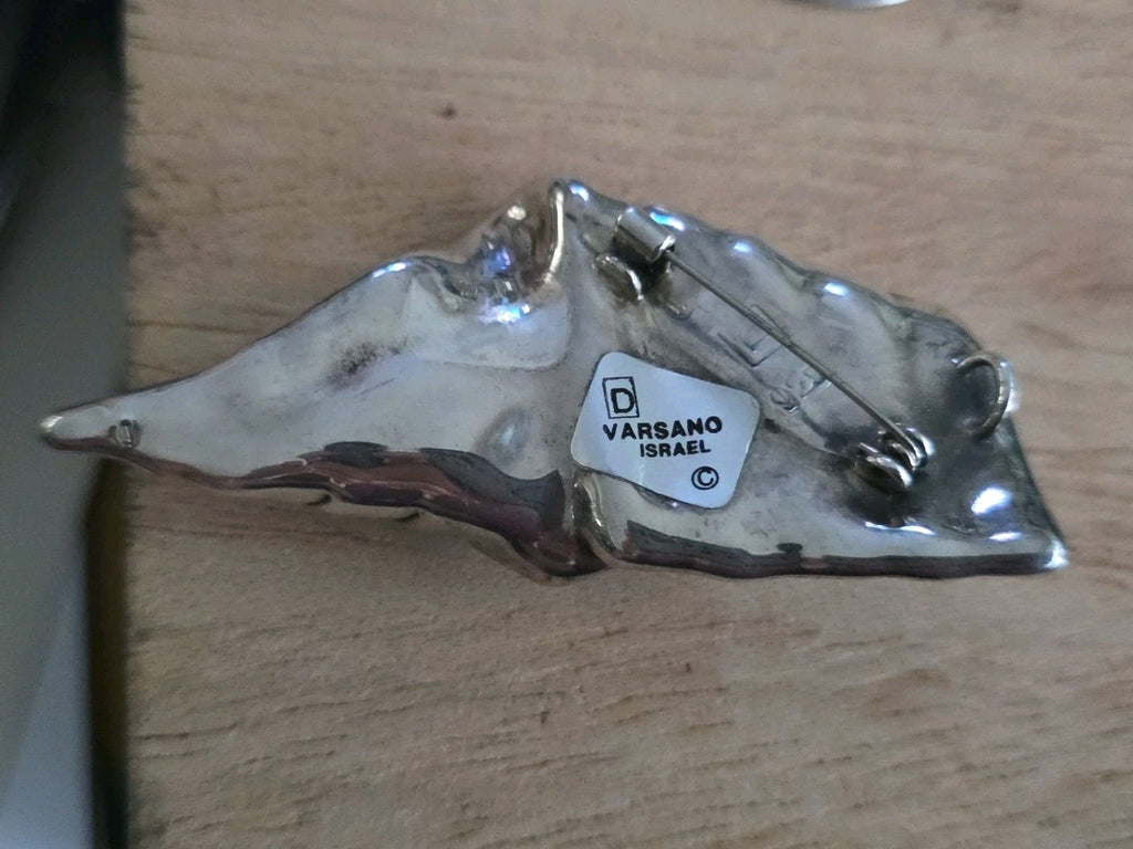 Vintage David Varsano 925 Sterling Electroform Modernest Brooch