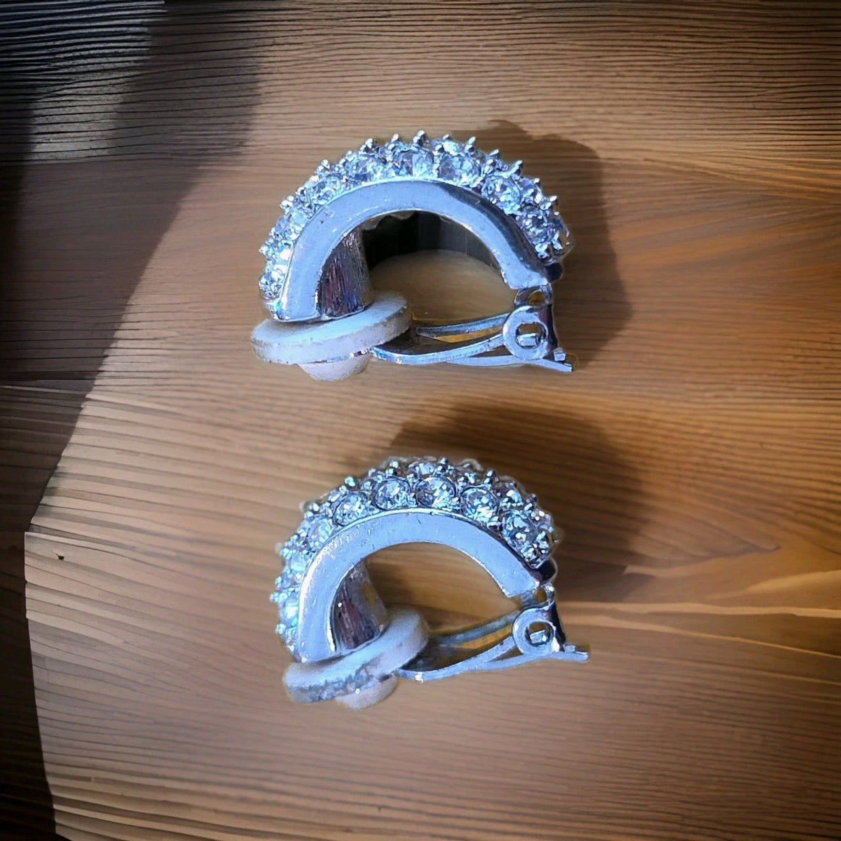 Swarovski Crystal Petite Huggie Hoop Clip Earrings