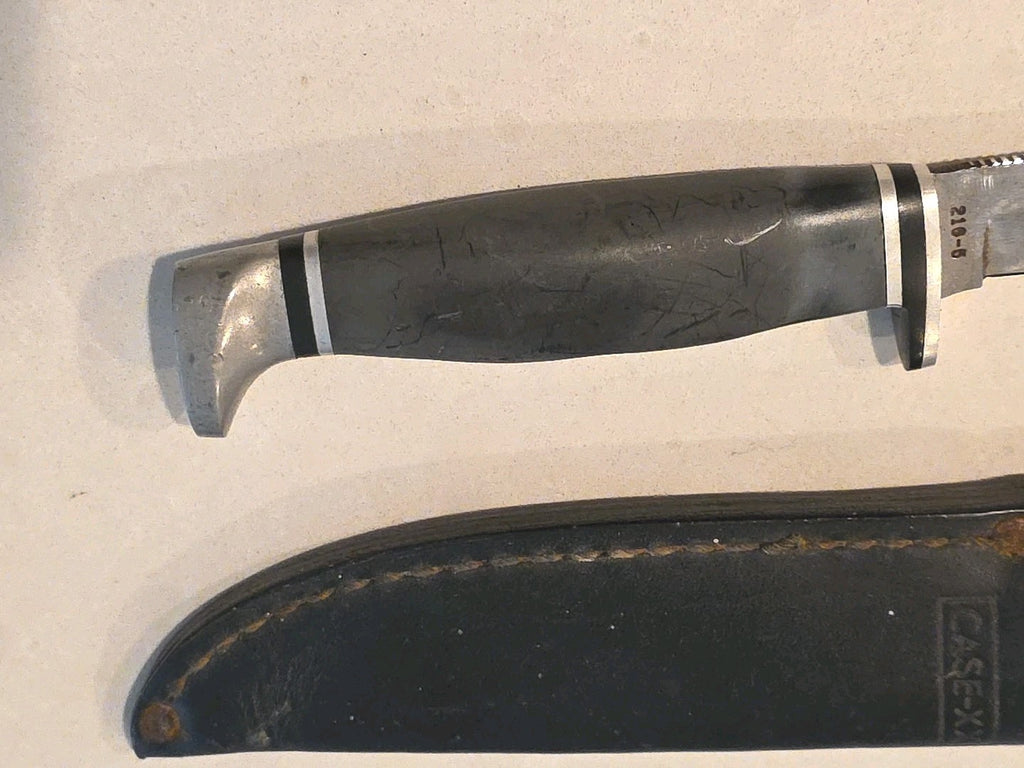 Vintage Case XX 216-5 Bowie Hunting Knife w/Sheath