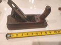 Antique 1800's F.W.B. Gebr Busch Gusstahl German Horned Smooth Plane 8.5”