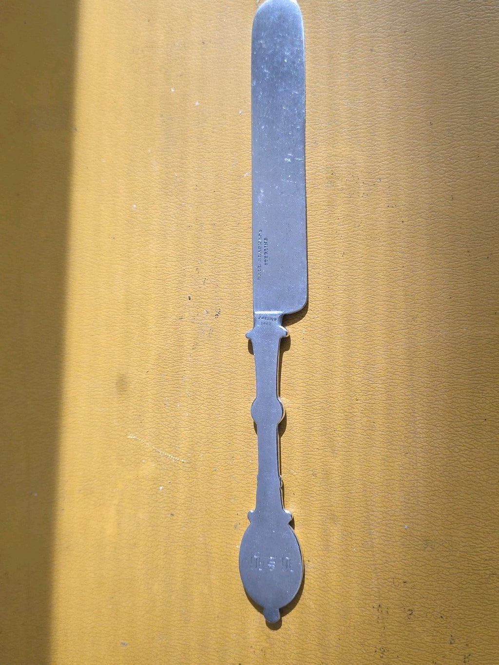 Medallion by Wendt For Ball Black Co Sterling Silver  Knife Flat All Sterling 8"