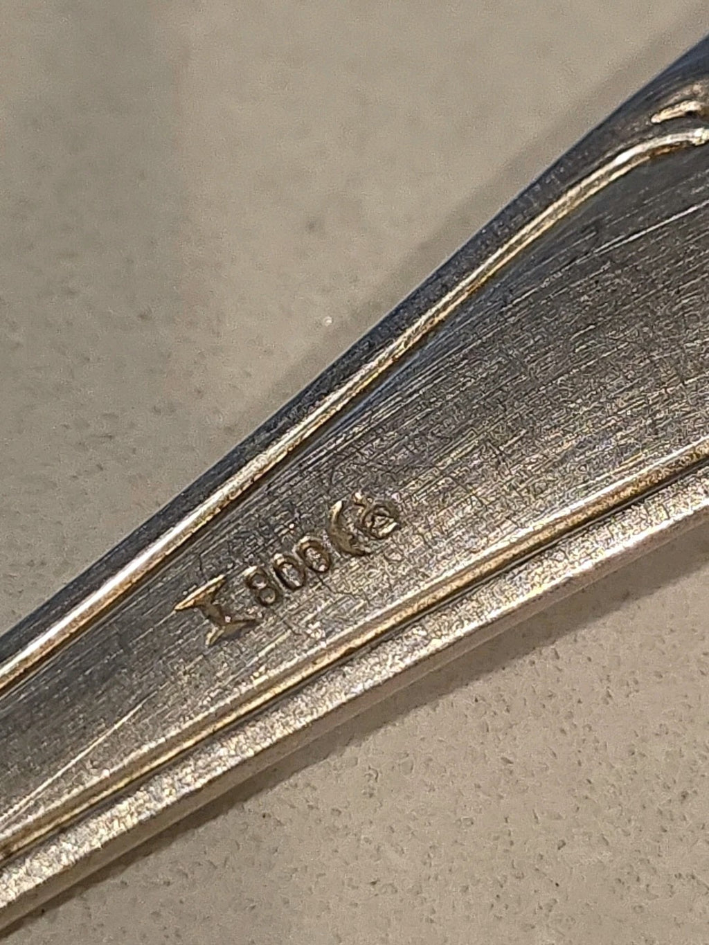 Antique Koch & Bergfeld 800 Silver 65 200 Serving Spoon Germany