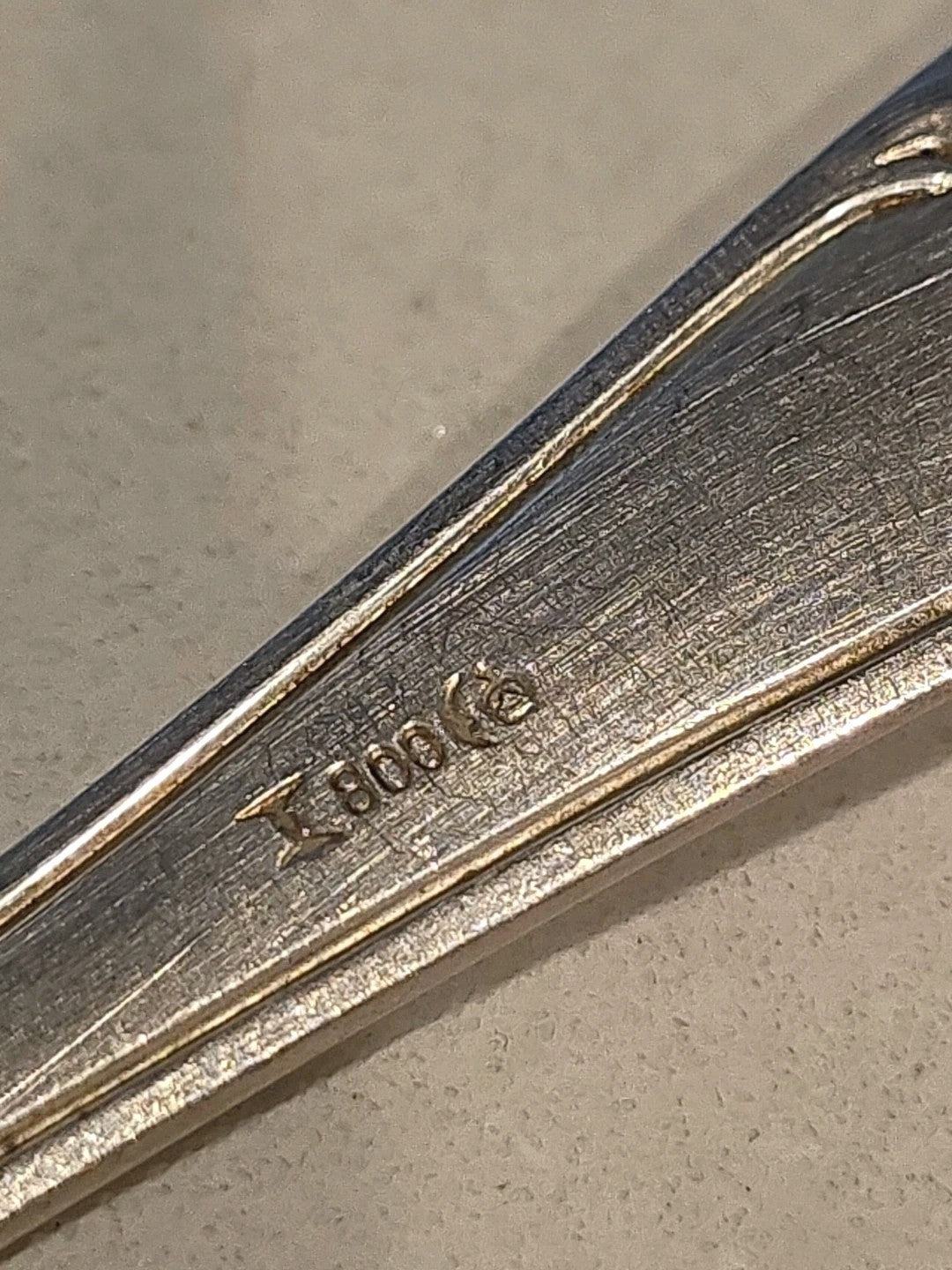 Antique Koch & Bergfeld 800 Silver 65 200 Serving Spoon Germany