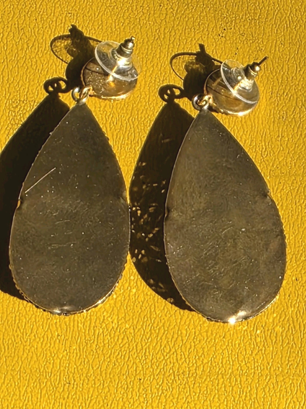 Grand Bazaar Turkish Hand Made Silver Earrings With Gemstones
