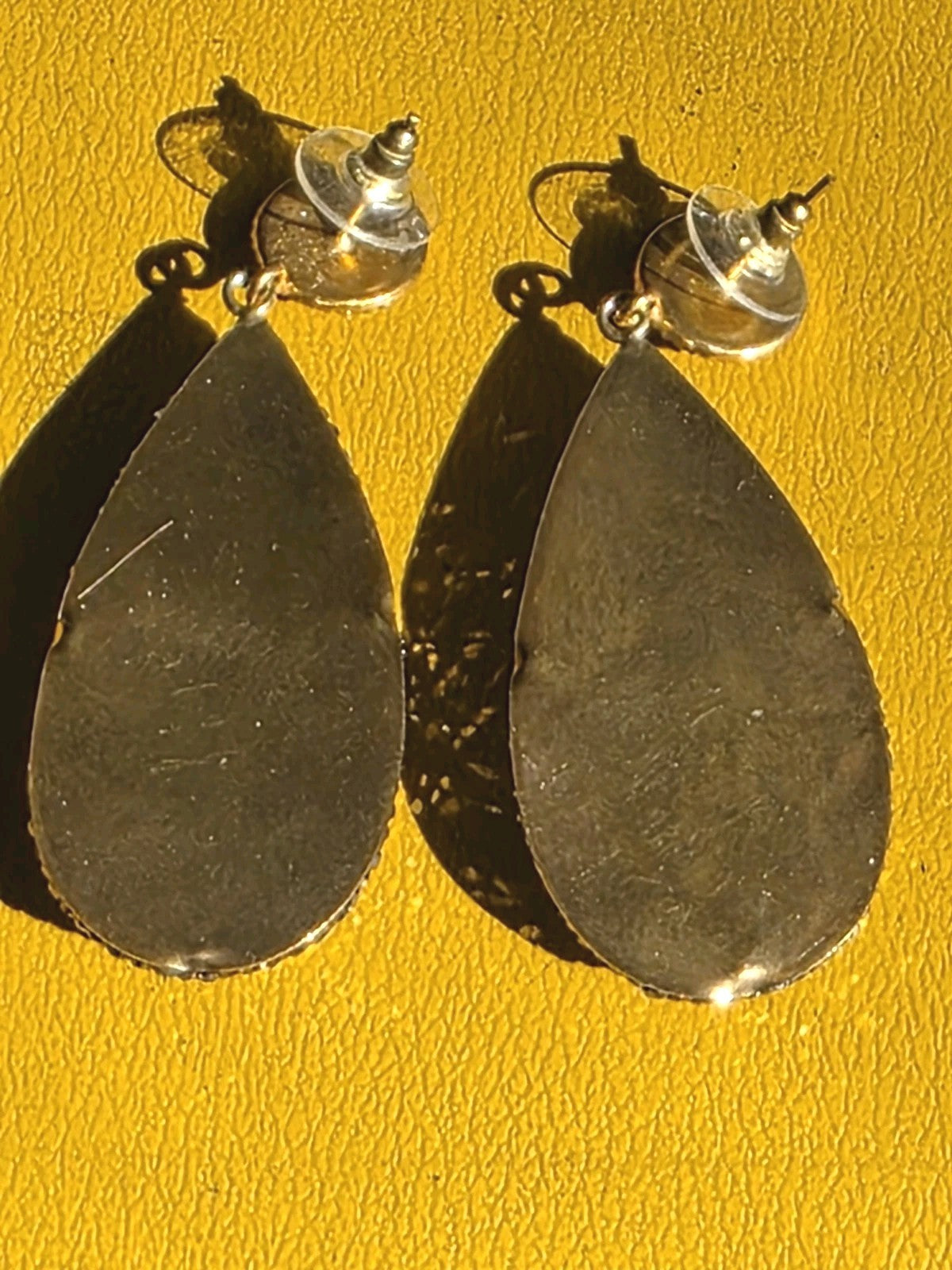 Grand Bazaar Turkish Hand Made Silver Earrings With Gemstones