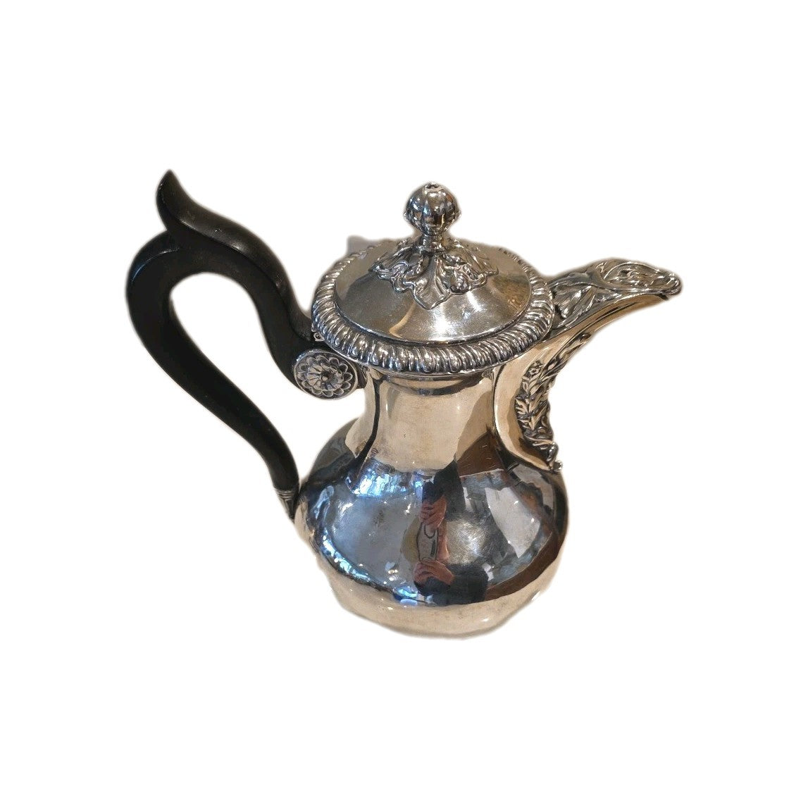 Martial Fray French .950 Silver Tea Pot Hand Chased 1875-91