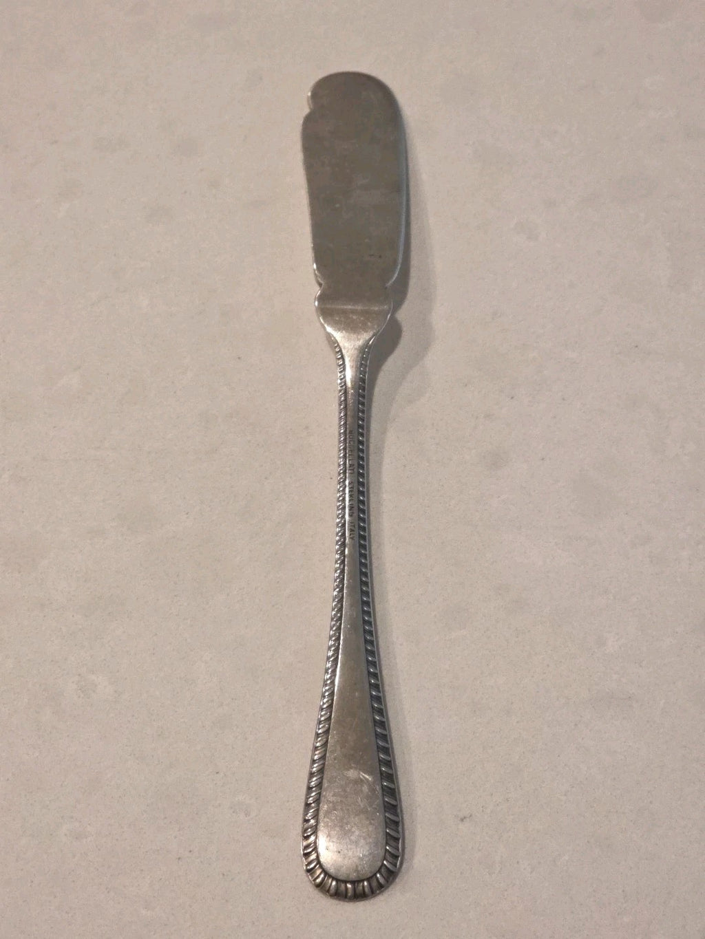 Italian Feather by Buccellati Sterling Silver Butter/Fish Knife Solid Sterling