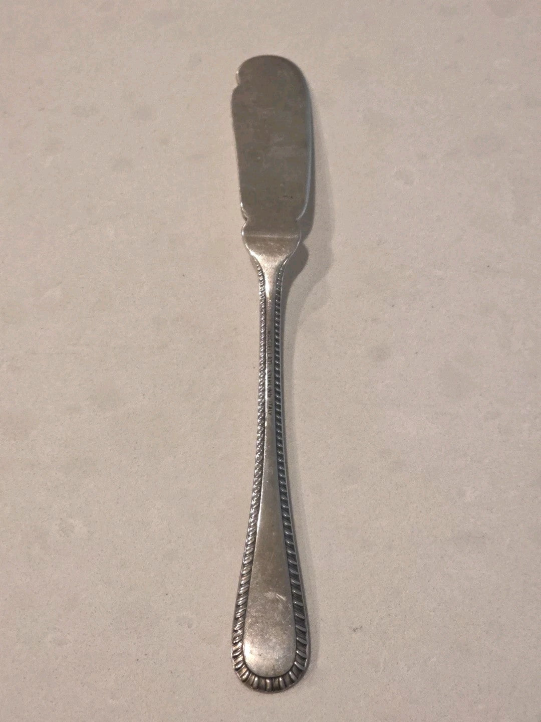 Italian Feather by Buccellati Sterling Silver Butter/Fish Knife Solid Sterling