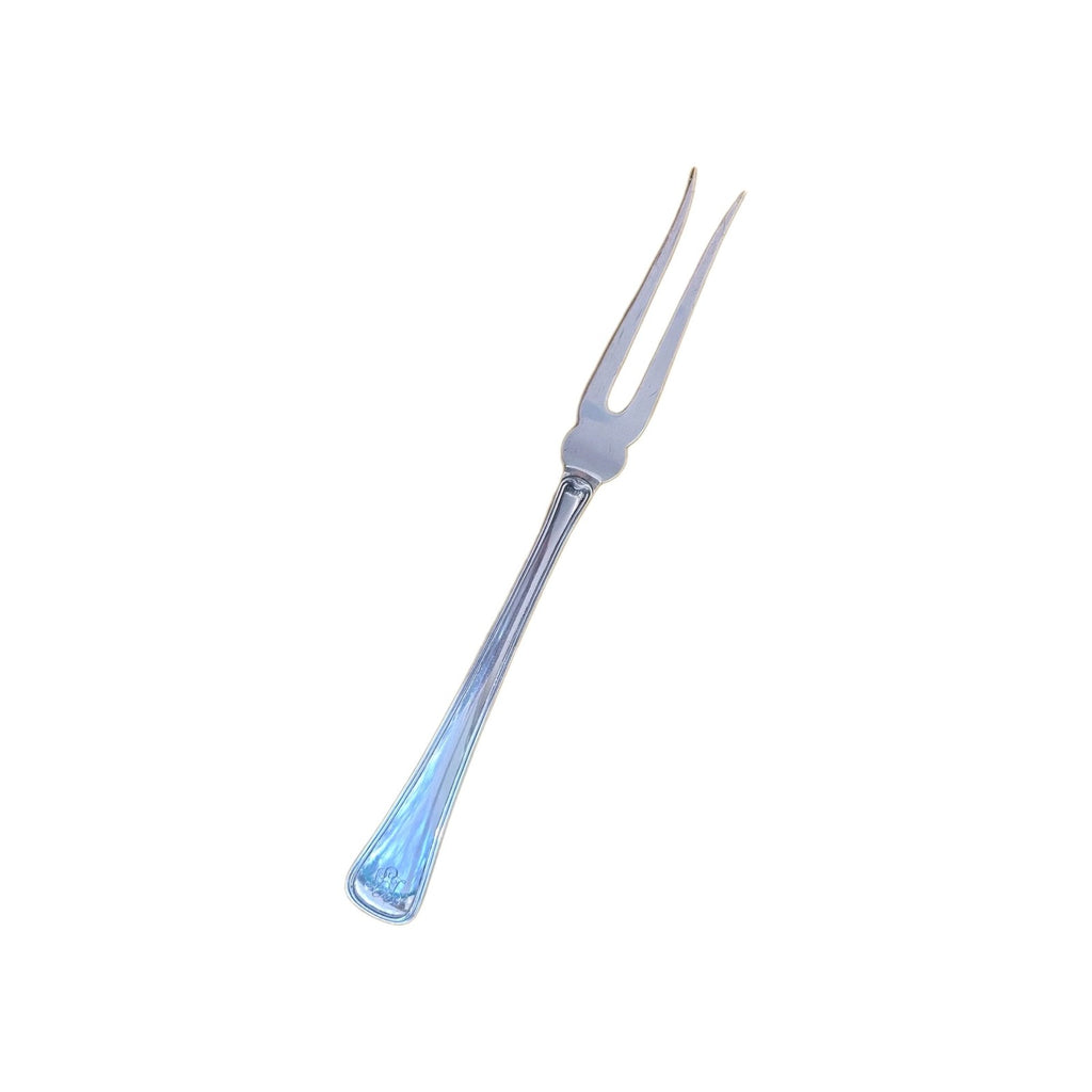 Buccellati Old Italian Sterling Silver Meat Fork 2-Tine 10 1/2"