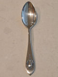 LUNT Mount Vernon Pattern Sterling Silver Spoon With Back Monogram