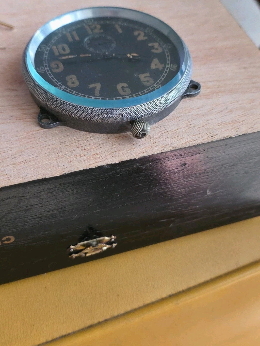 Working JUNGHANS  J30 Aviation Aircraft Clock WWII from Messerschmitt