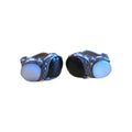 Tori Hill Genuine Sterling & Marcasite Black Onyx MOP Earrings