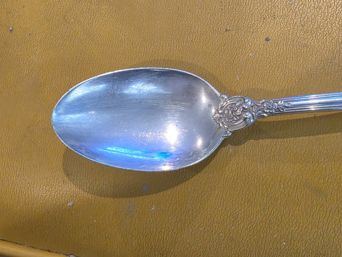 Eloquence-Lunt Sterling Table Serving Spoon-8 1/2"