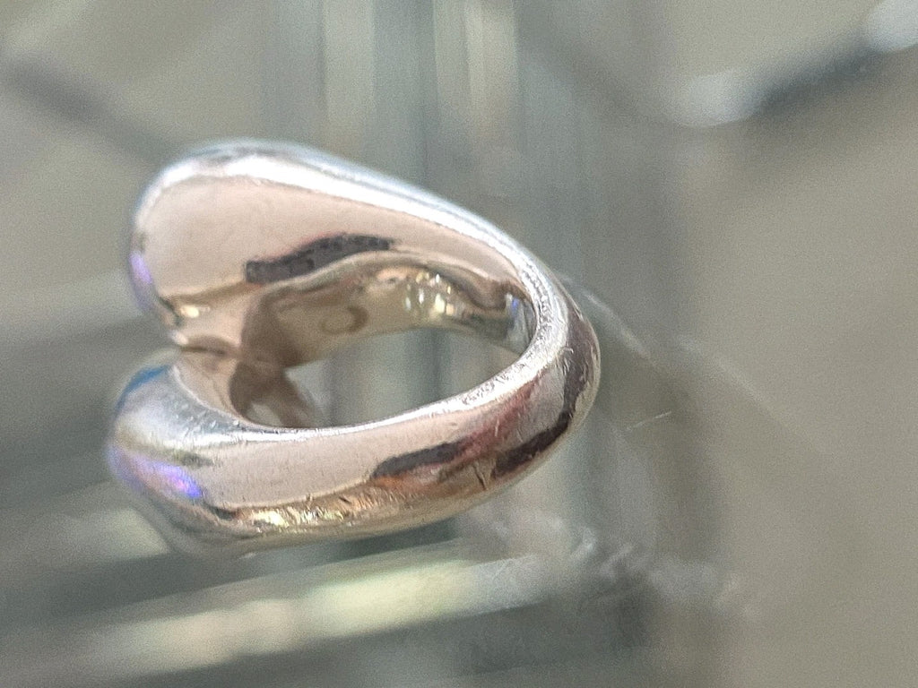 Rare Vintage Double ORB Sterling Silver Ring