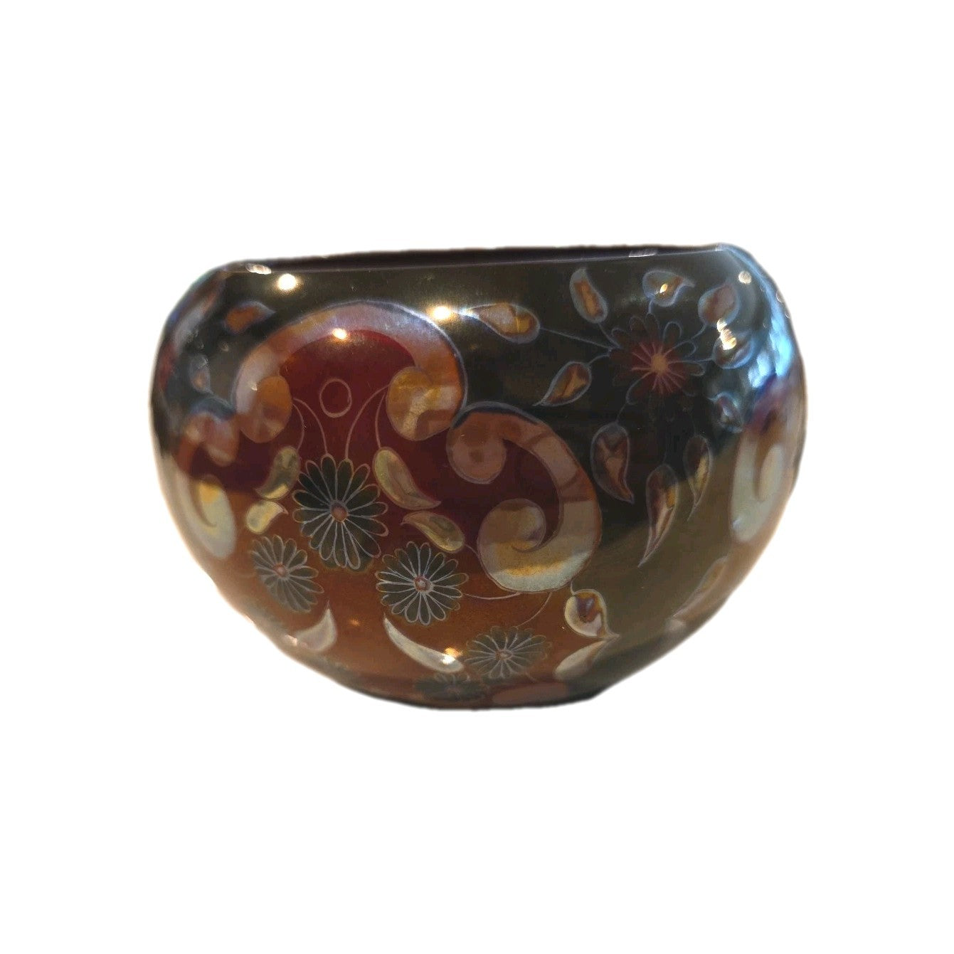 Zsolnay Multi Color Artist Signed Cachepot - Signed