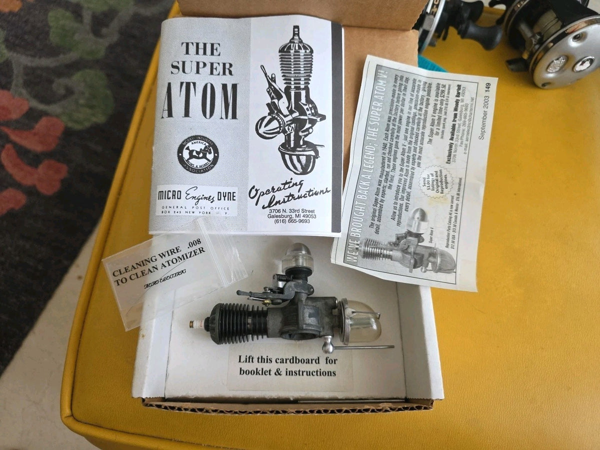 The  Mighty Atom For Model Airplanes Atom V  S/N B39