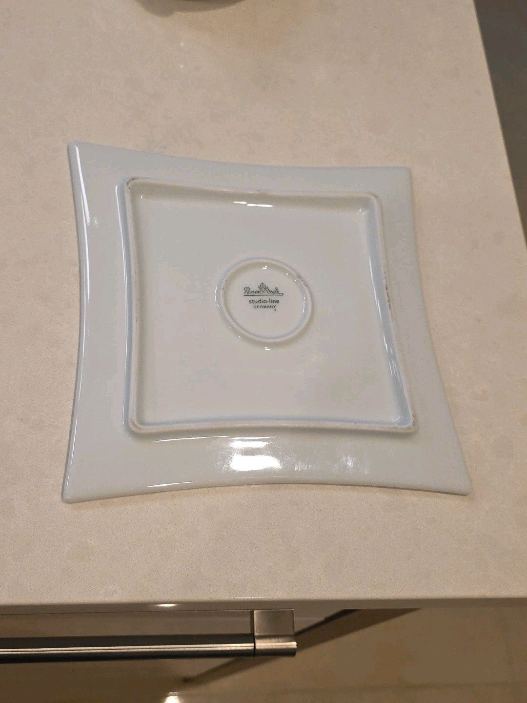 Tac Rosenthal Studio Line Gropuis Square Plate White Discontinued