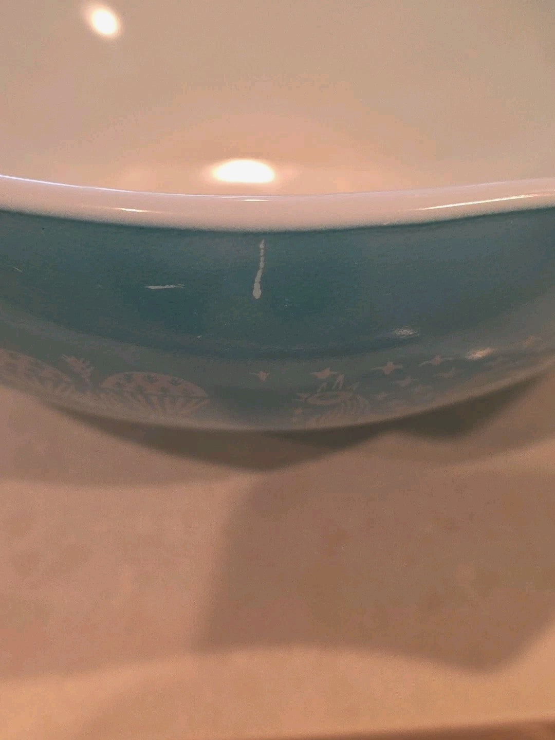 1959 Pyrex Tourquoise Amish Butterprint Set of 4 Cinderella Mixing Bowls Vintage