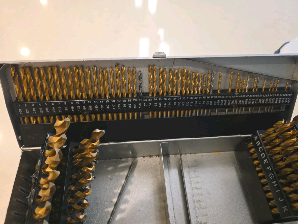 Worksmith HHS Drill Bit Set 105 Piece Drill it Set (missing 10 Small Ones + Case